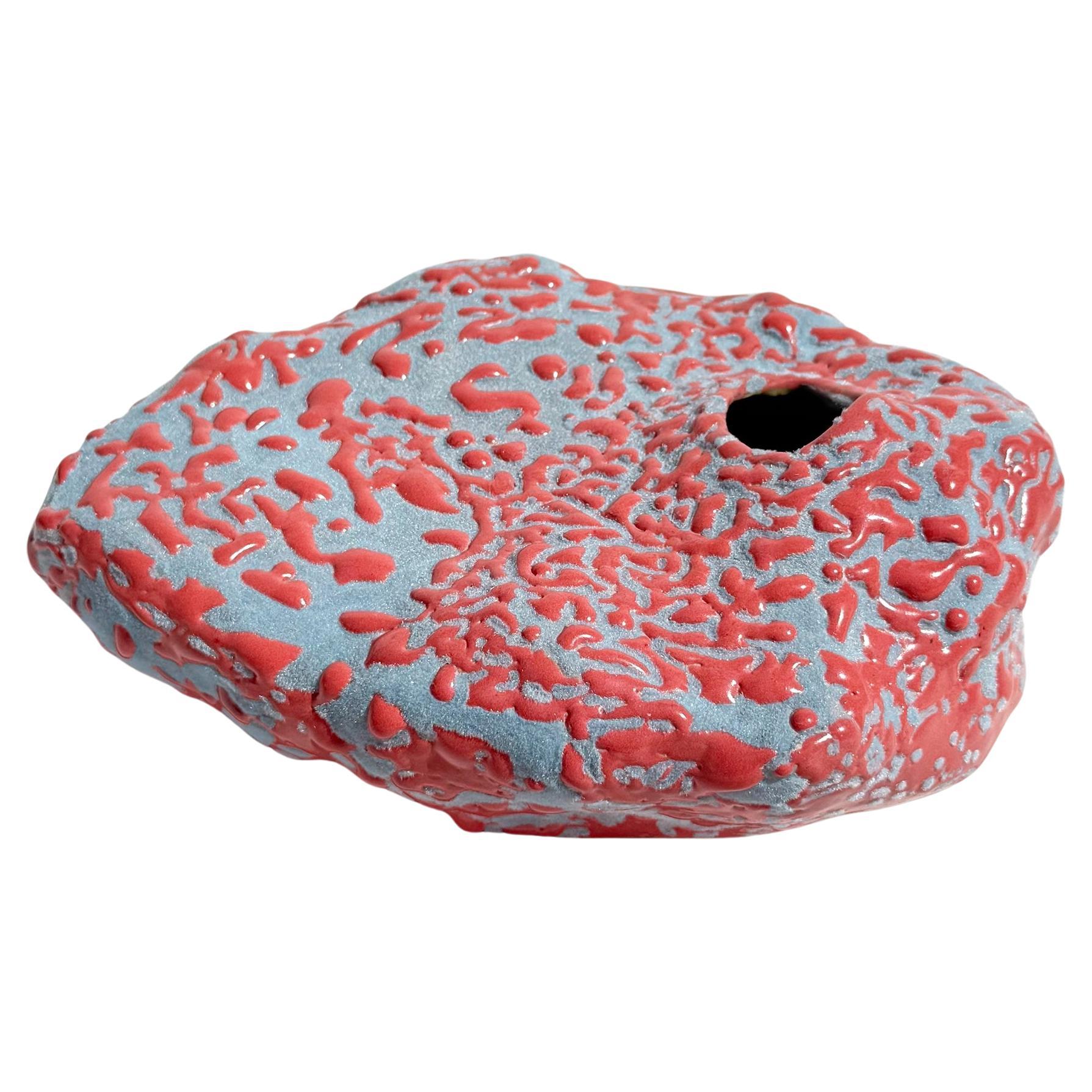 Bol unique en argile et soie par Justyna Bugajczyk