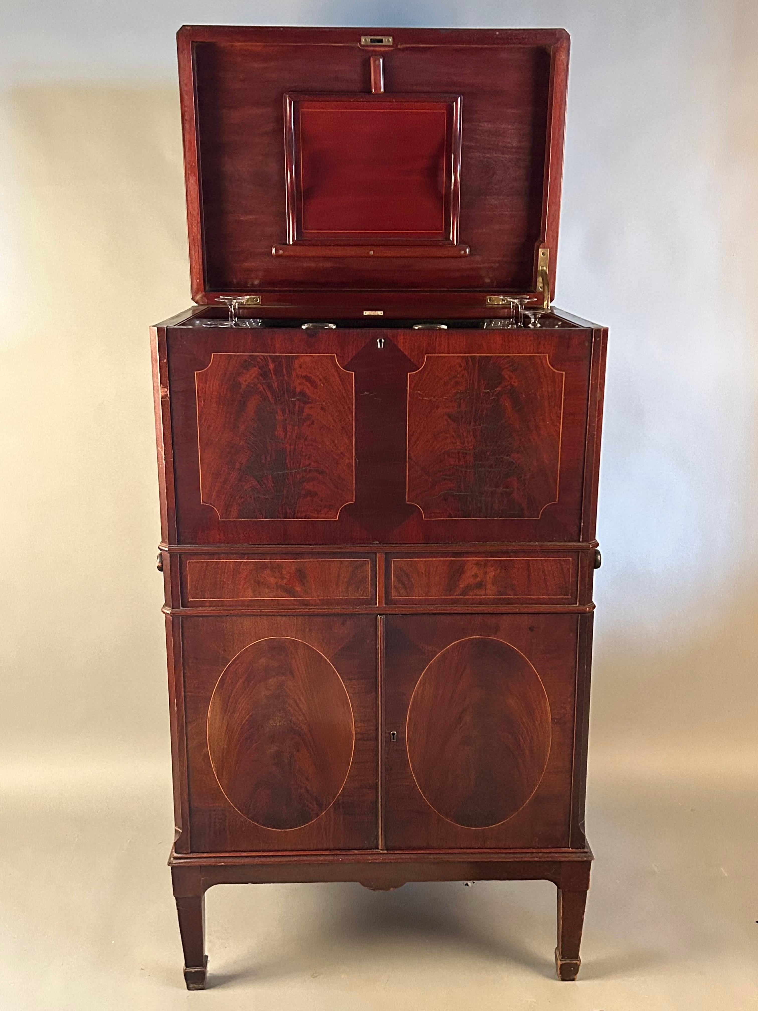 Unique Cocktail Cabinet, Dry Bar, Saks Fifth Ave For Sale 2