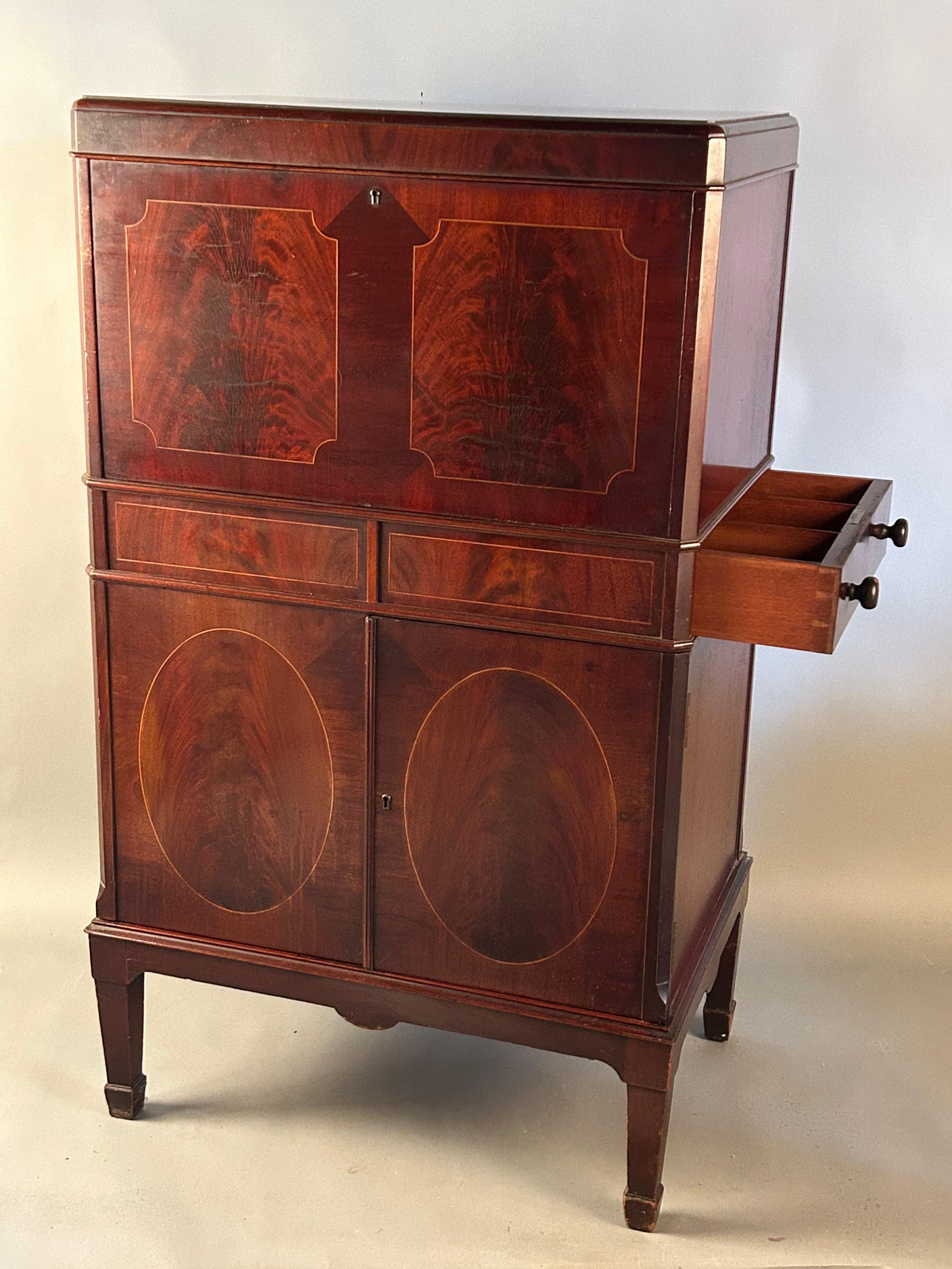 Unique Cocktail Cabinet, Dry Bar, Saks Fifth Ave For Sale 5