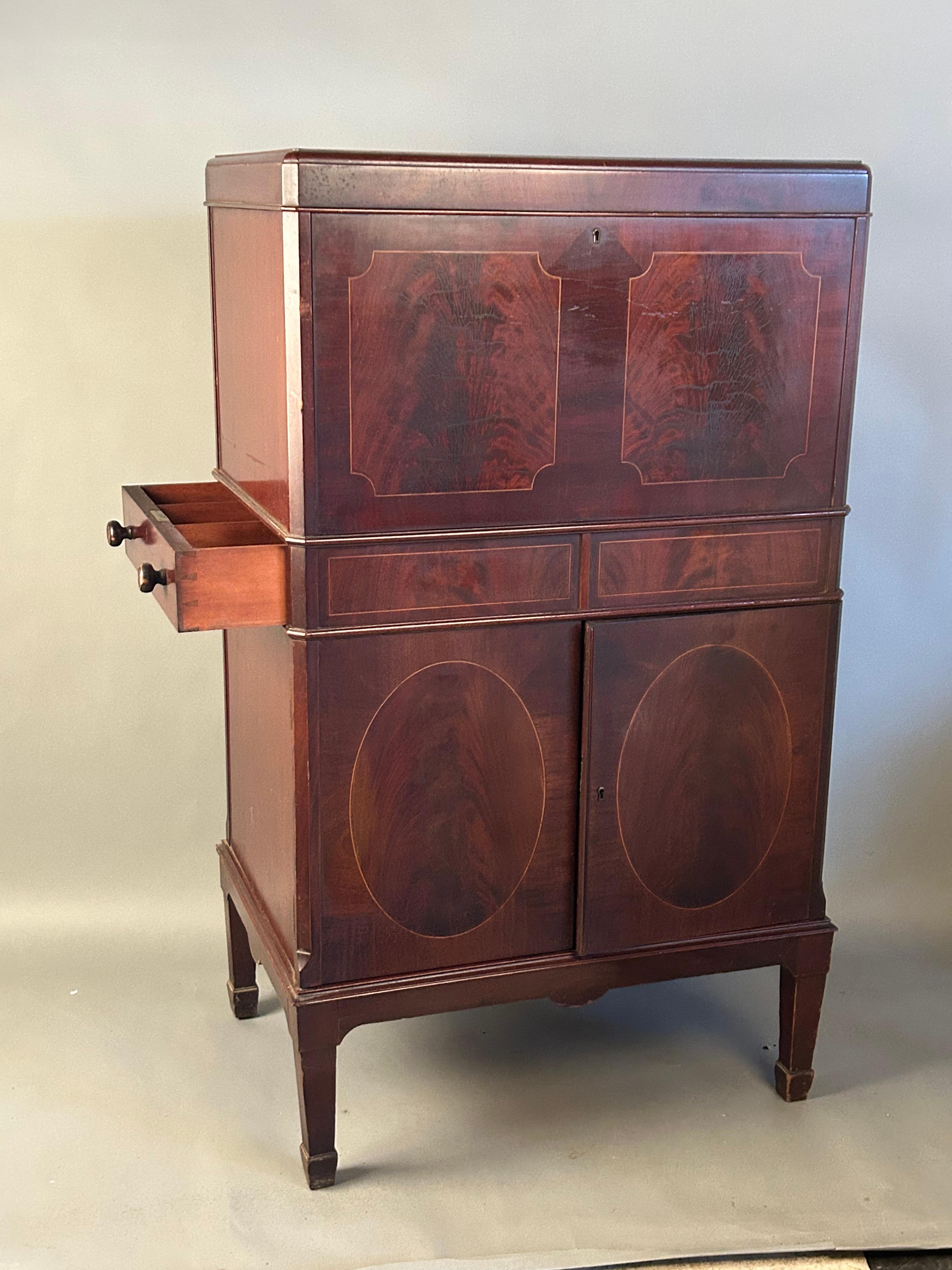 Unique Cocktail Cabinet, Dry Bar, Saks Fifth Ave For Sale 7