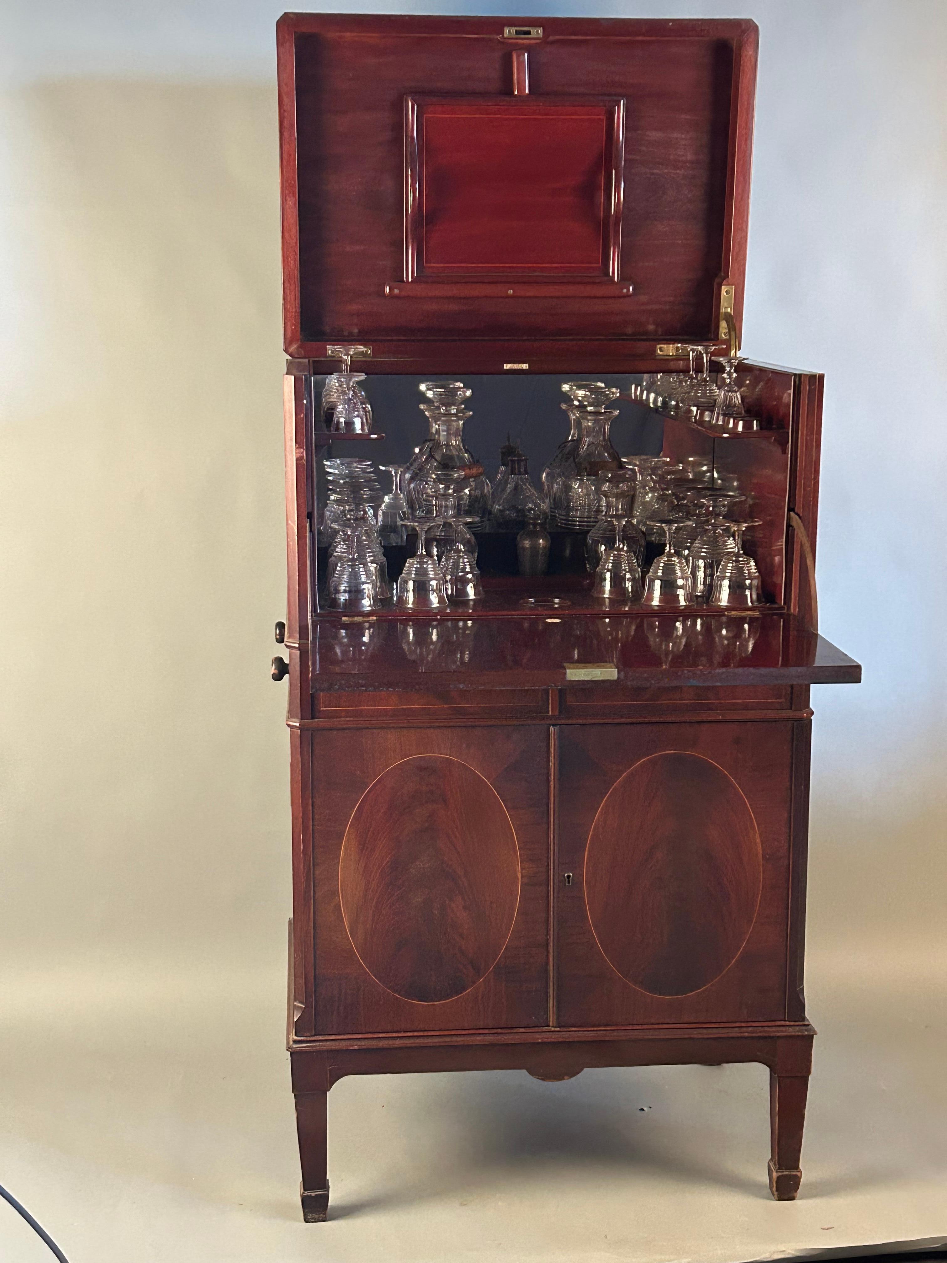 Unique Cocktail Cabinet, Dry Bar, Saks Fifth Ave For Sale 11