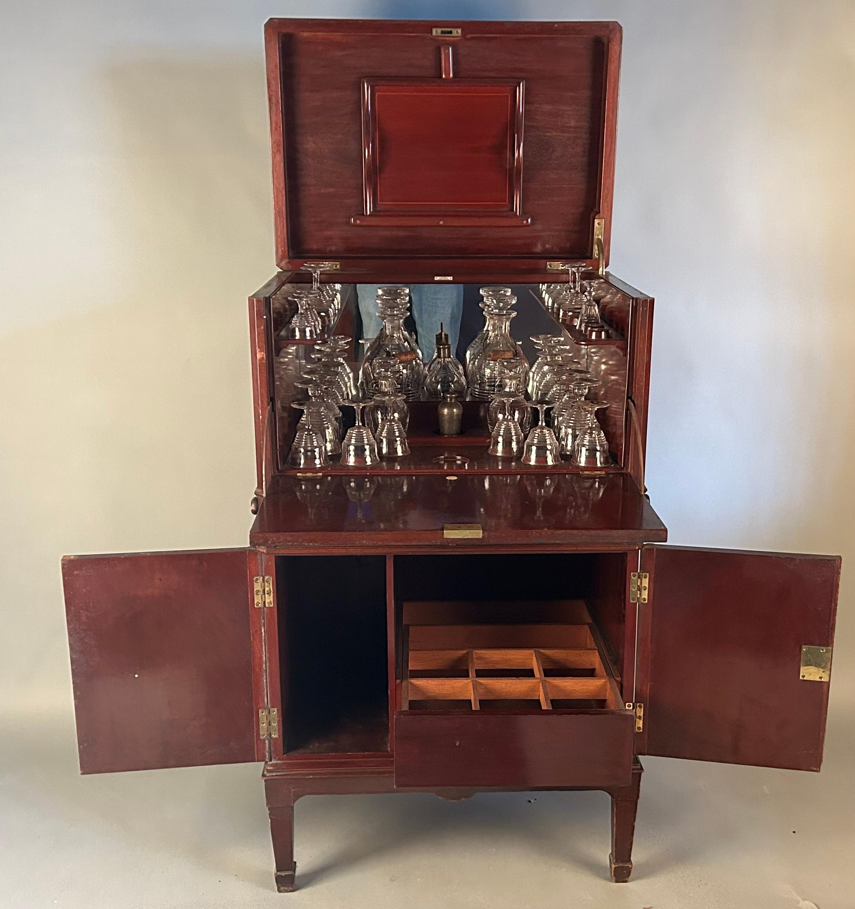Unique Cocktail Cabinet, Dry Bar, Saks Fifth Ave For Sale 12