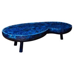 Einzigartiger Couchtisch in Lapis Lazuli von Studio Glustin