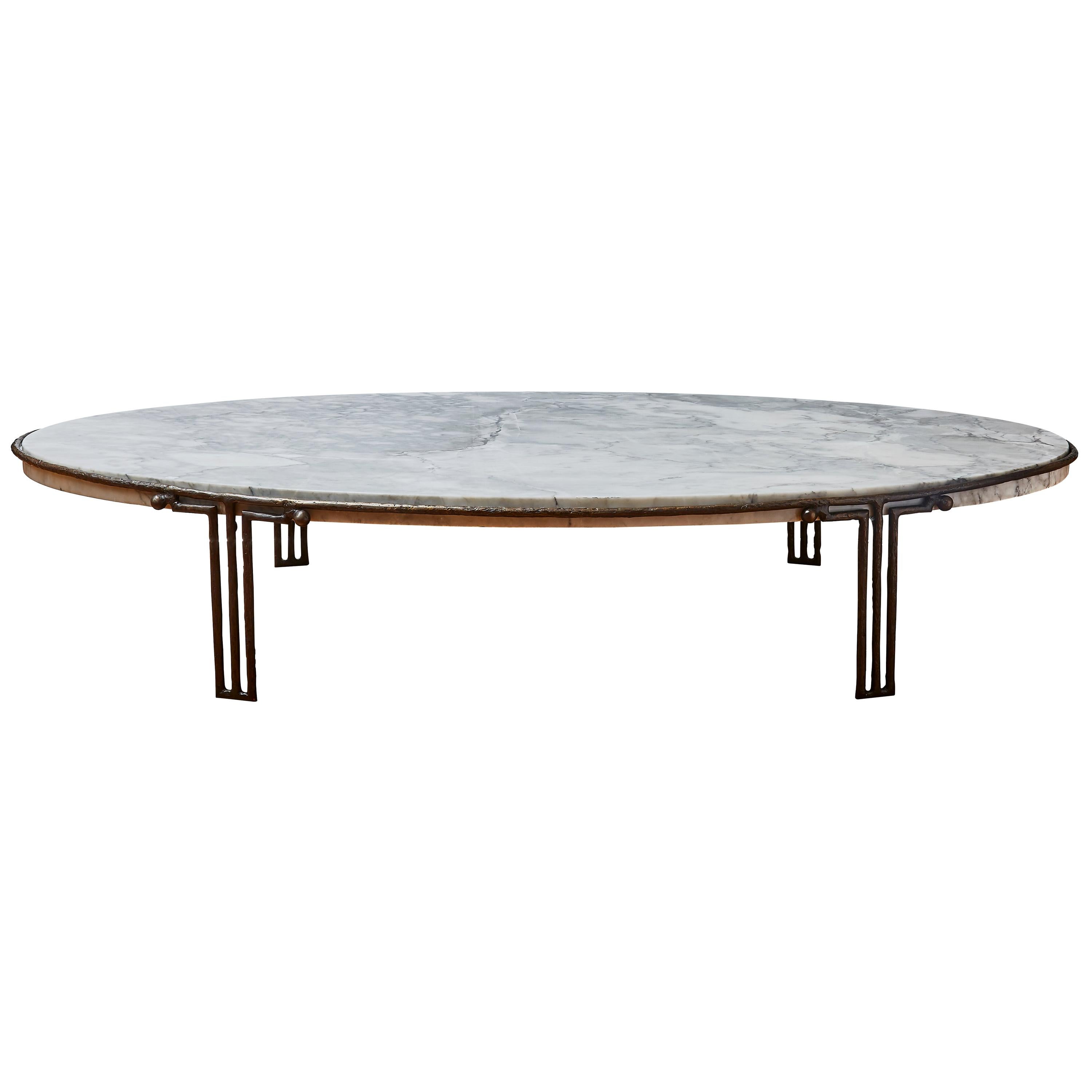Unique Coffee Table in Marble by Studio Glustin