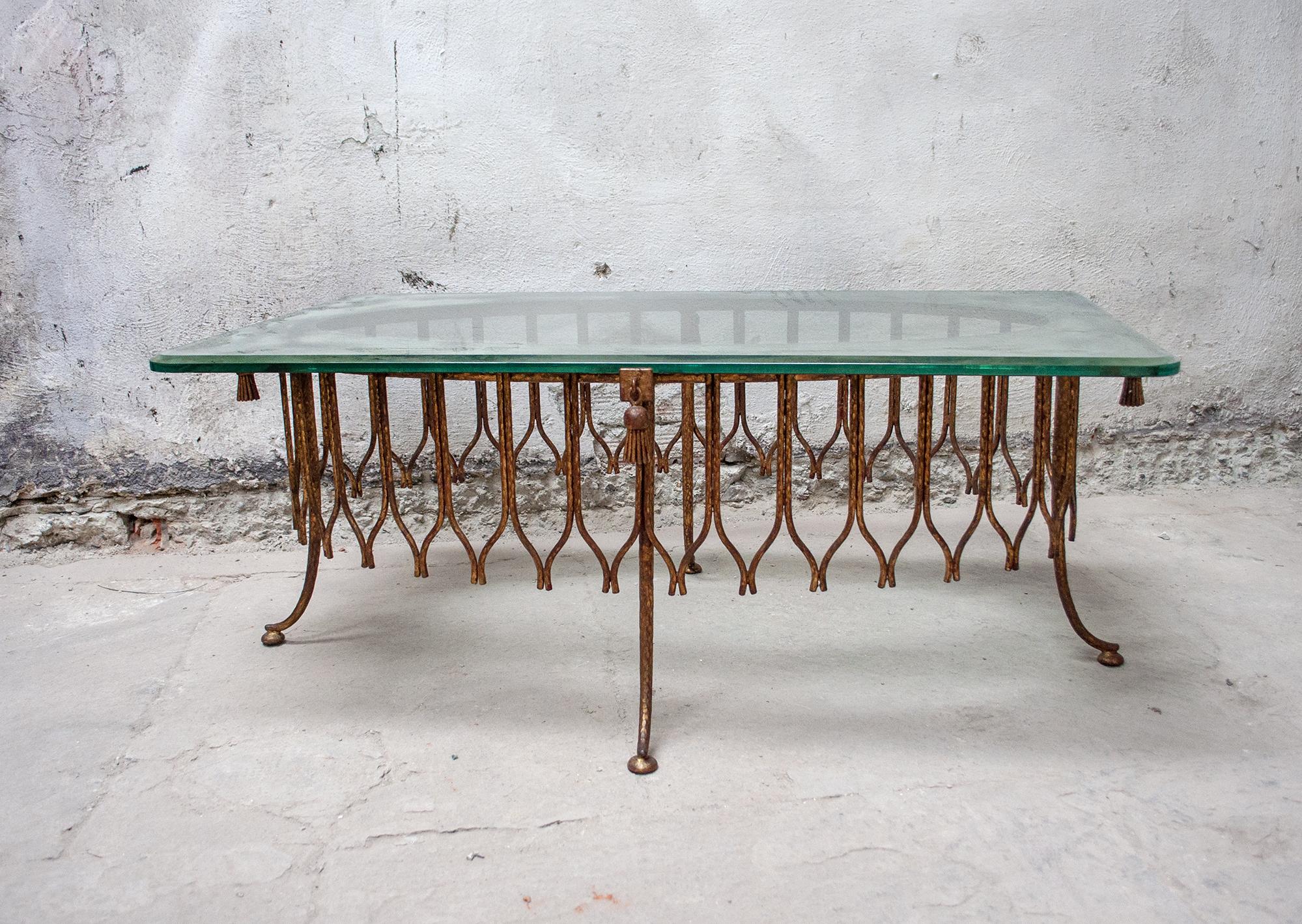Mid-Century Modern Unique Coffee Table, Italy, 1940s For Sale