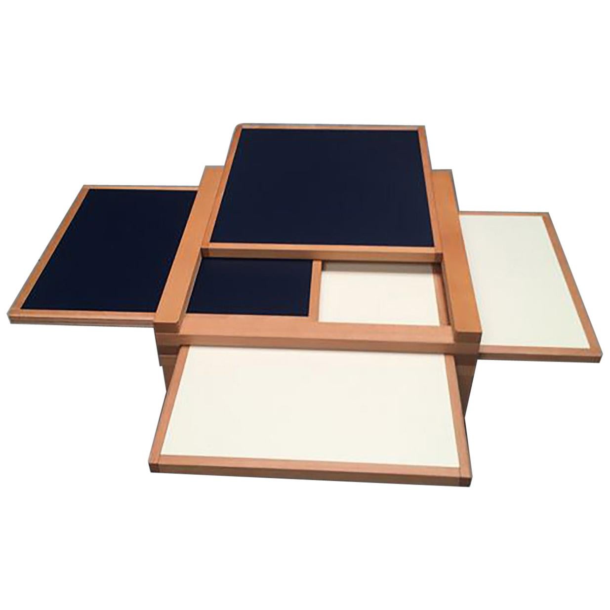 Table basse unique fabriquée par Bellato et conçue par Bernard Vuarnesson  sur 1stDibs | table basse japonaise occasion
