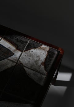 Unique Coffee Table with Ceramic Tiles by Ole Bjørn Krüger, Denmark, 1960s