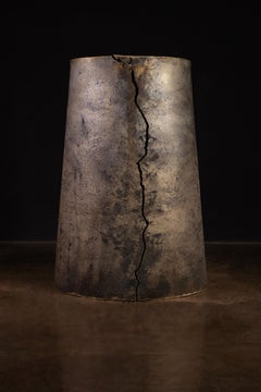 Unique Collectible Cast Bronze Pedestal Sculptural Base by Costantini, Beninx