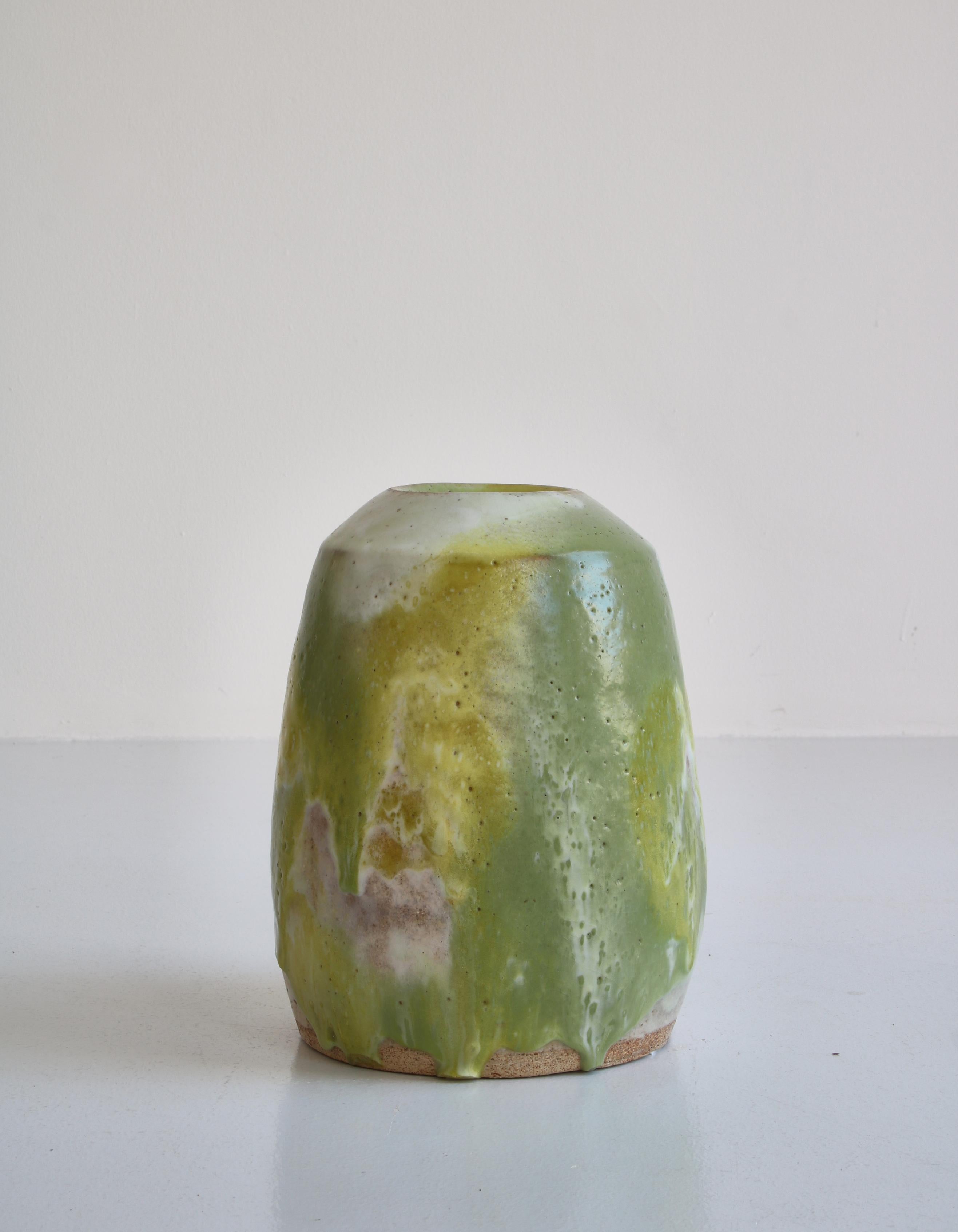 Unique Collection of Stoneware Vases by Ole Bjørn Krüger, Own Studio, 1960s For Sale 1