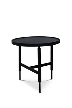 Unique Collin Black Side Table by Collector
