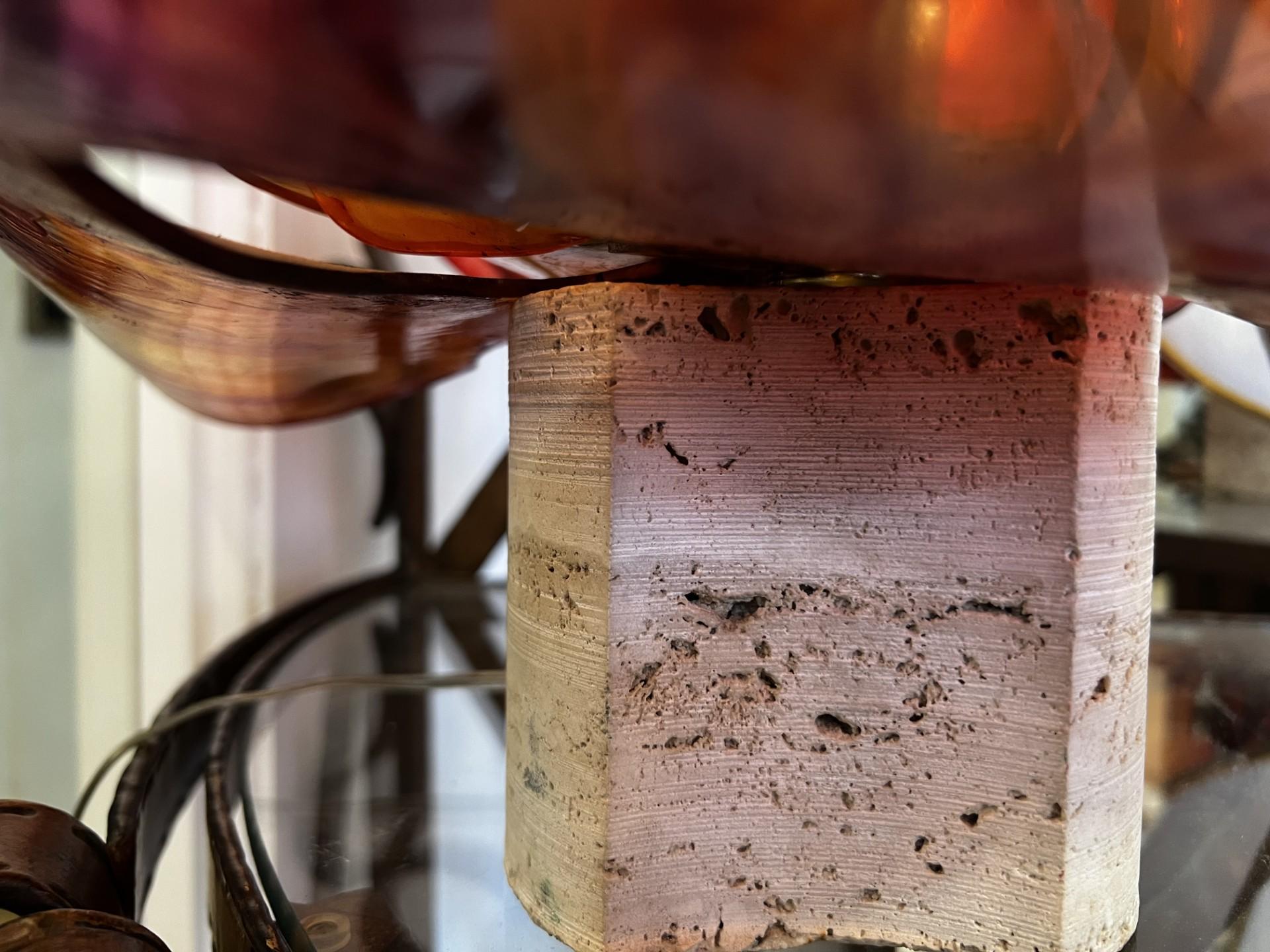 Italian Unique, coloured lucite table lamp Attributed To Gaetano Pesce For Sale
