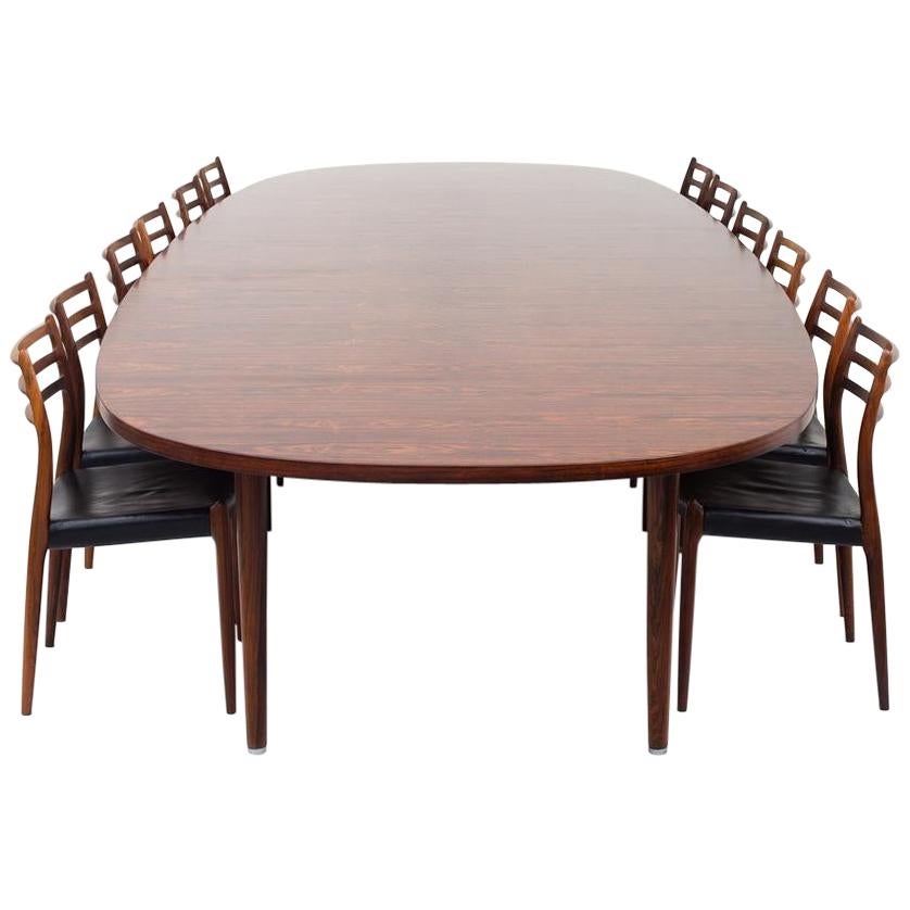 Unique Conference Table by Hans J. Wegner