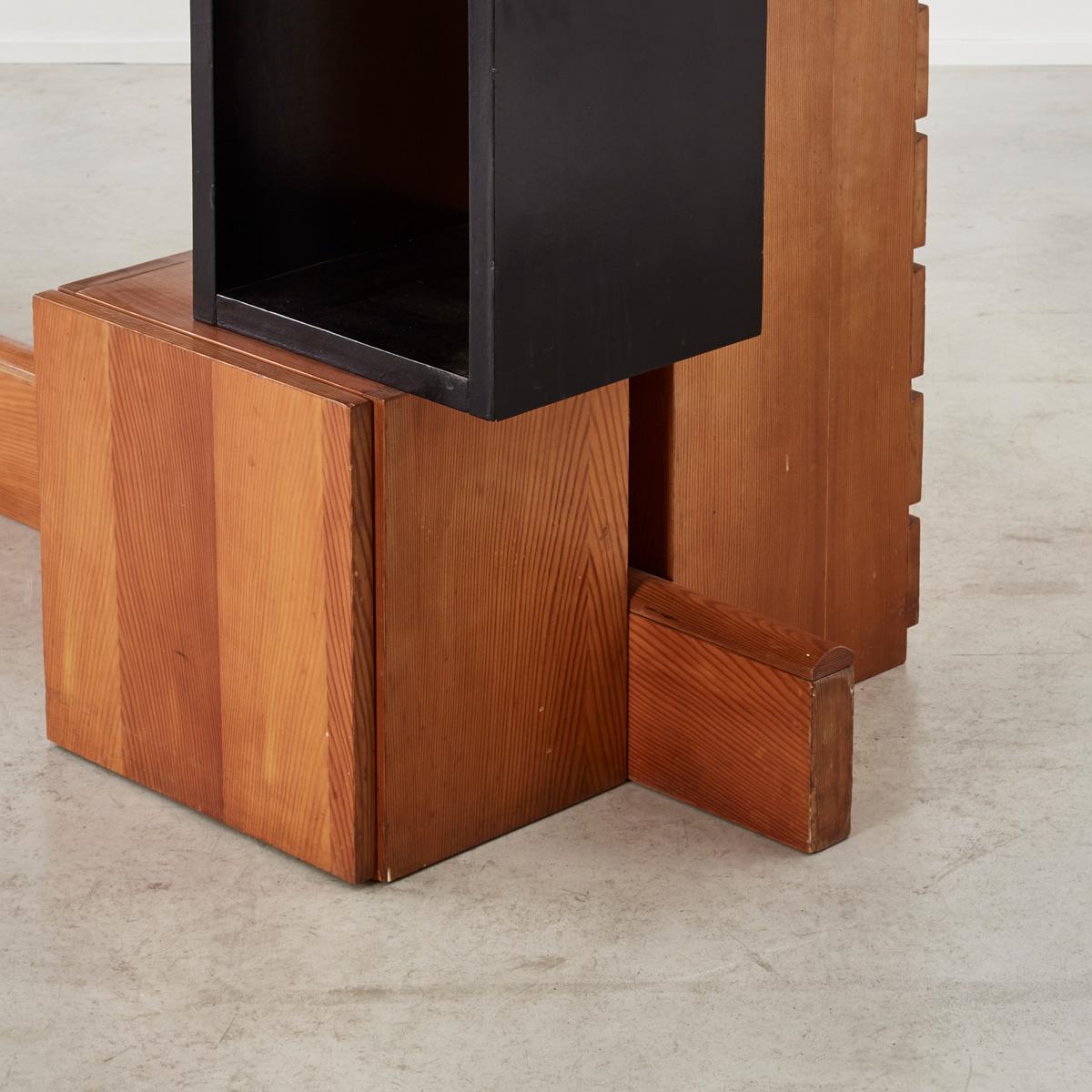 Unique Constructivist style desk by Daniele Baroni, Italy, c1960 4