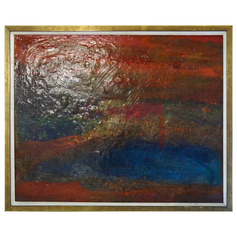Unique Contemporary Abstract Oil Painting For Sale at 1stDibs