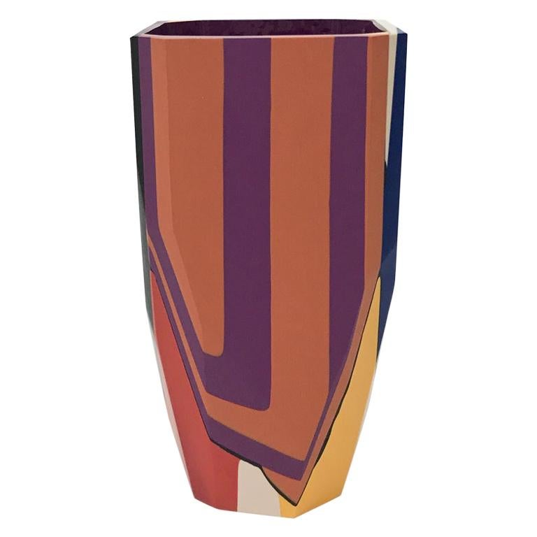 Unique Contemporary Cast Resin Isere Vase by Elyse Graham