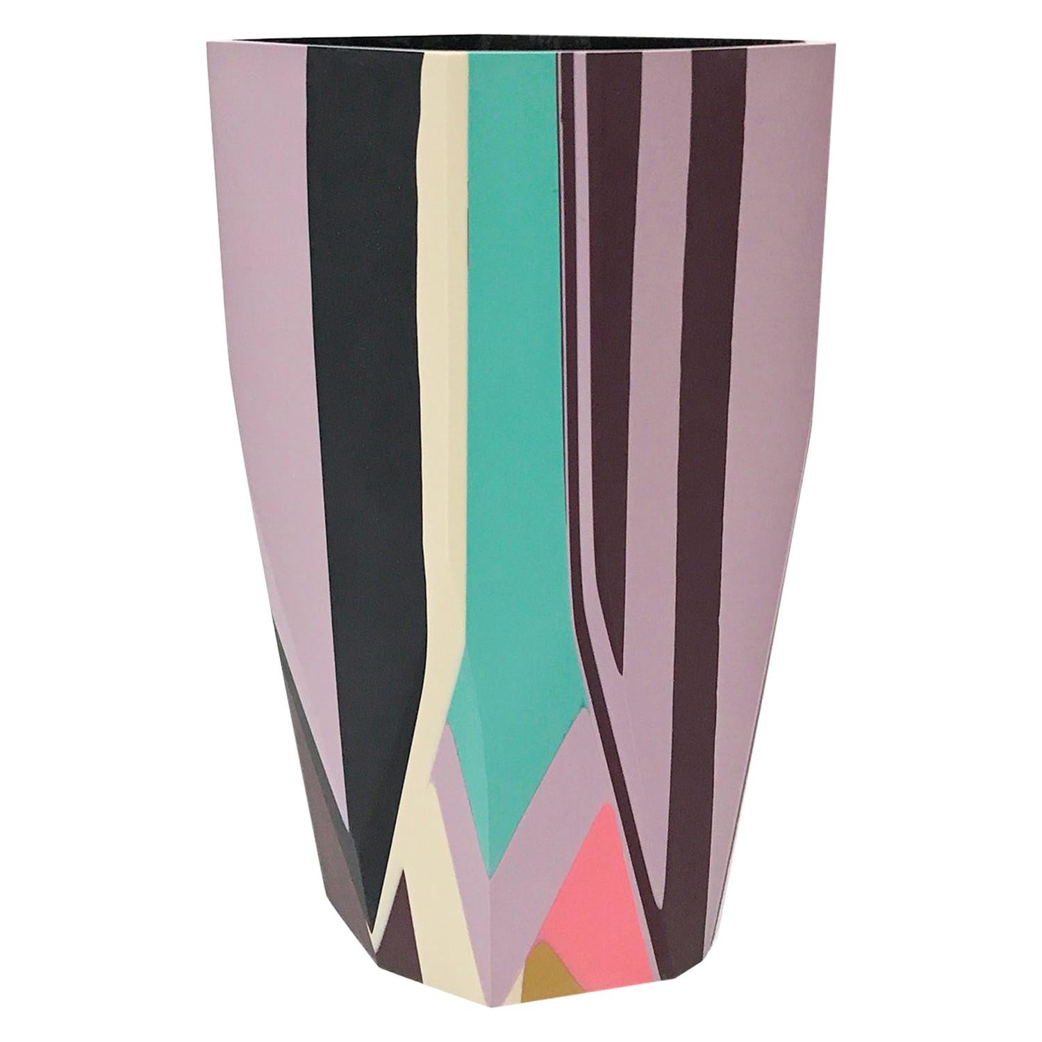 Unique Contemporary Cast Resin Puglia Vase by Elyse Graham For Sale