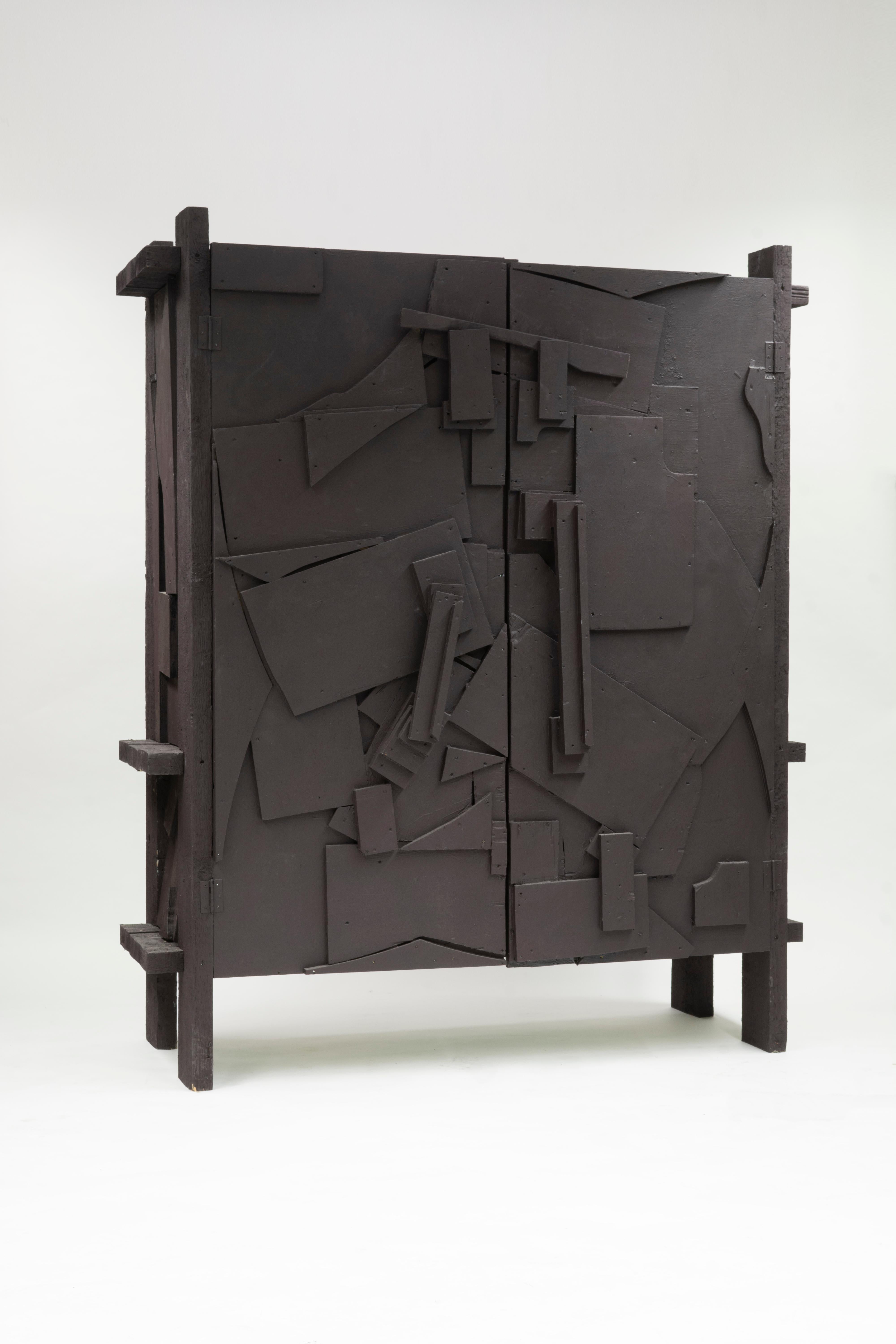 Organic Modern Unique Contemporary Sustainable Design Wooden Sculptural Cabinet by Teun Zwets For Sale