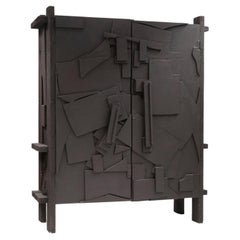 Uniques Contemporary Design/One Sculptural Cabinet en bois par Teun Zwets