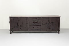 Unique Contemporary Sustainable Design Wooden Sculptural Dresser by Teun Zwets