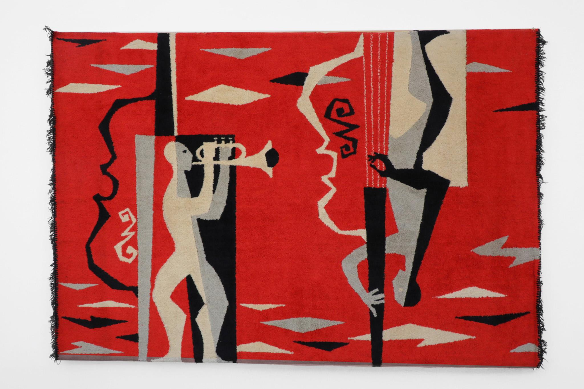 1950s Le Corbusier Inspired 'Modulor' Tapestry from Brussels Expo '58 For Sale 3