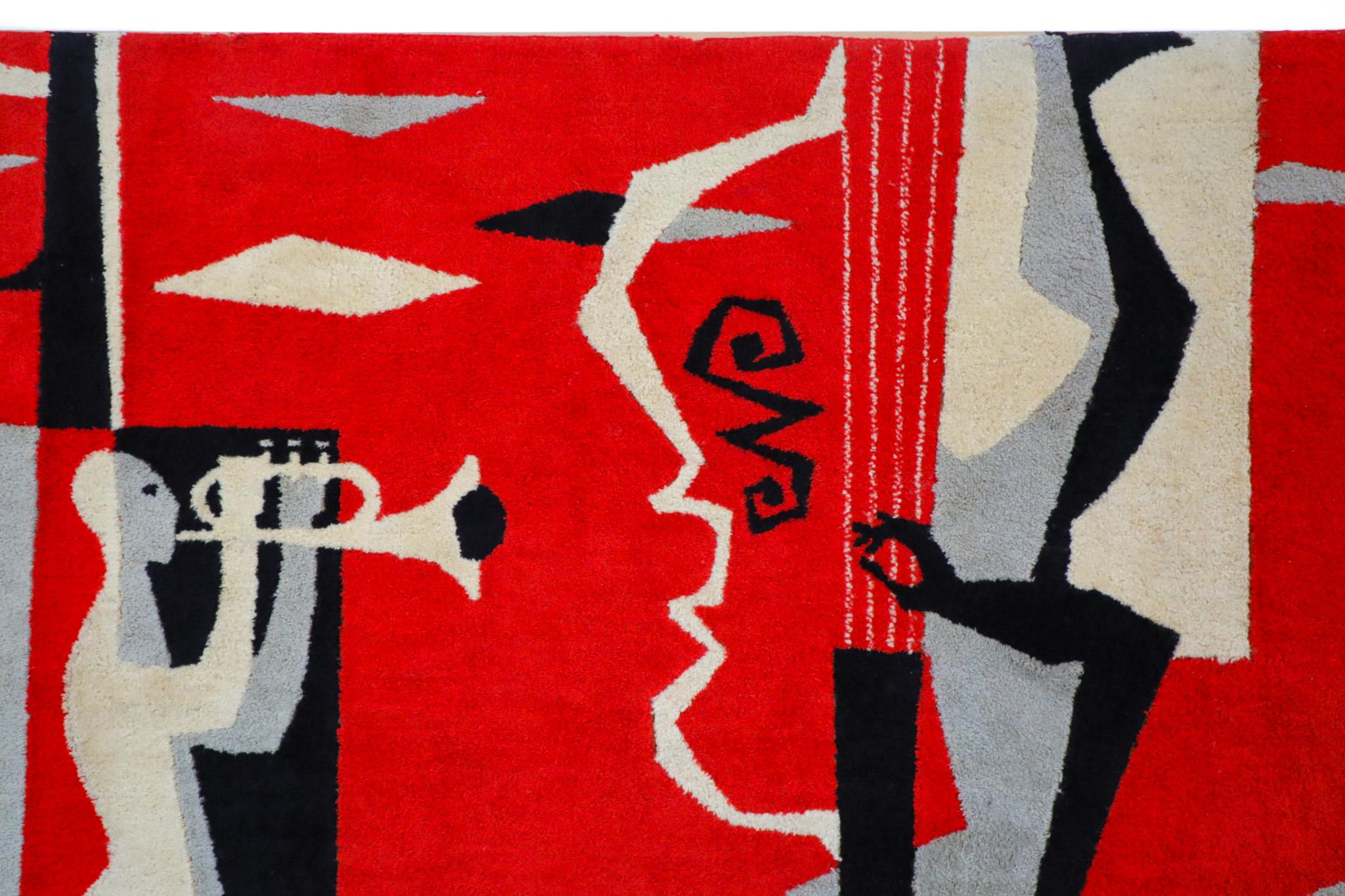 1950s Le Corbusier Inspired 'Modulor' Tapestry from Brussels Expo '58 For Sale 1