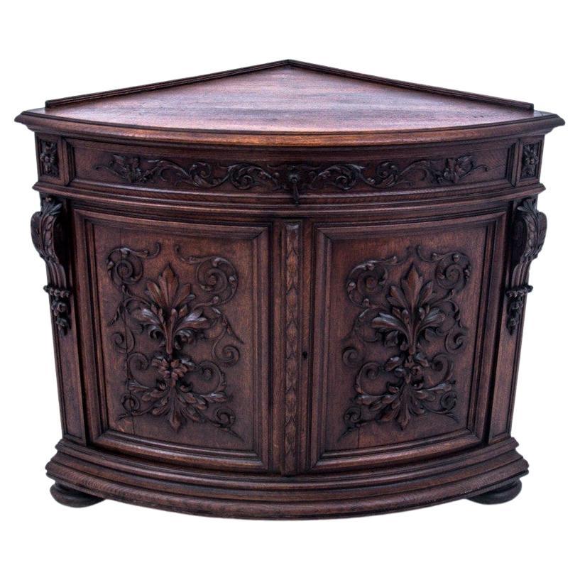 Unique Corner Cabinet, France, circa 1890