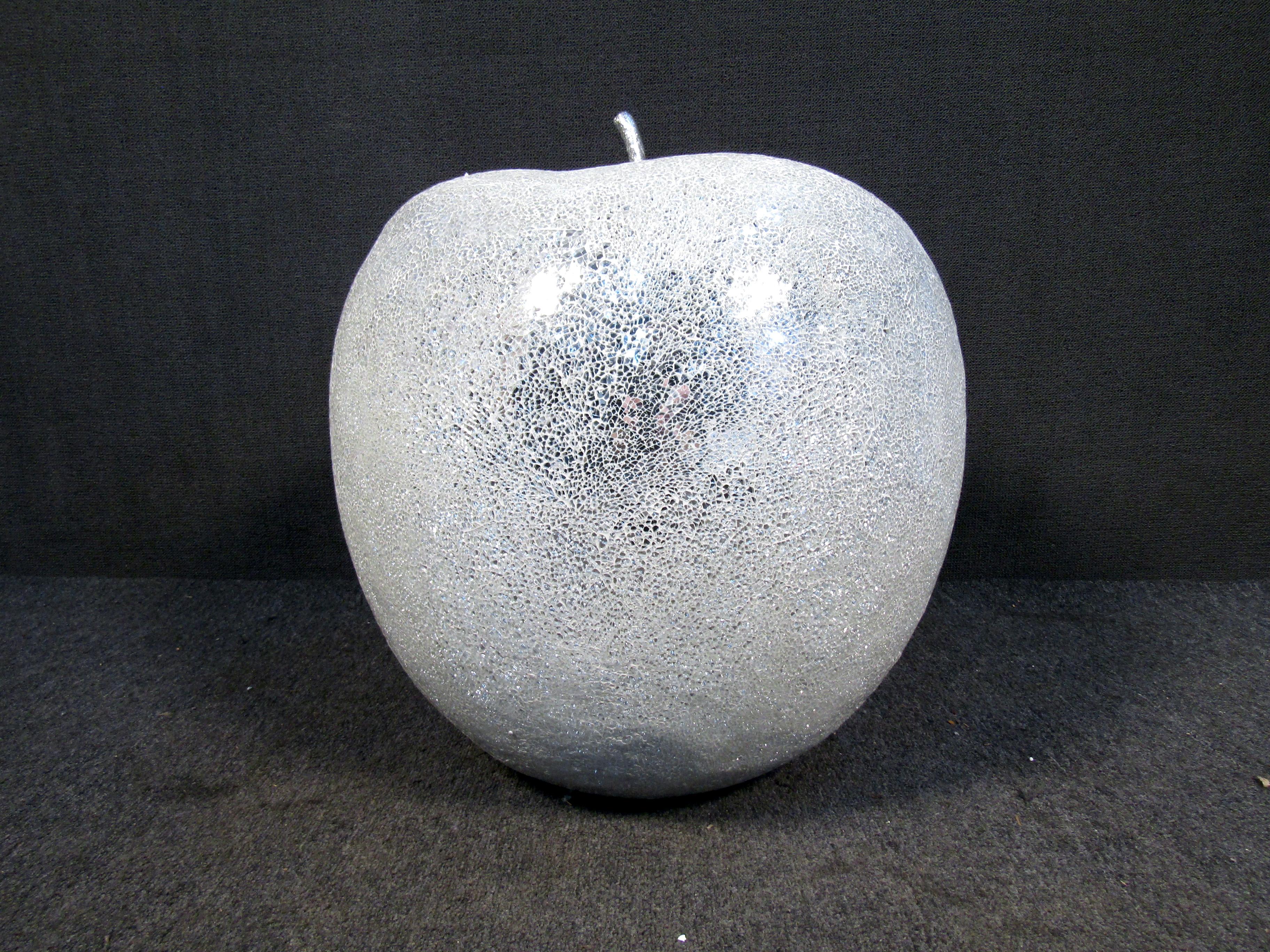 This mirror glass mosaic apple is quite the eye catcher due to its size. The sculpture will be the head of conversation no matter what living or office space you chose ton put add this in.
Please confirm item location (NJ or NY).