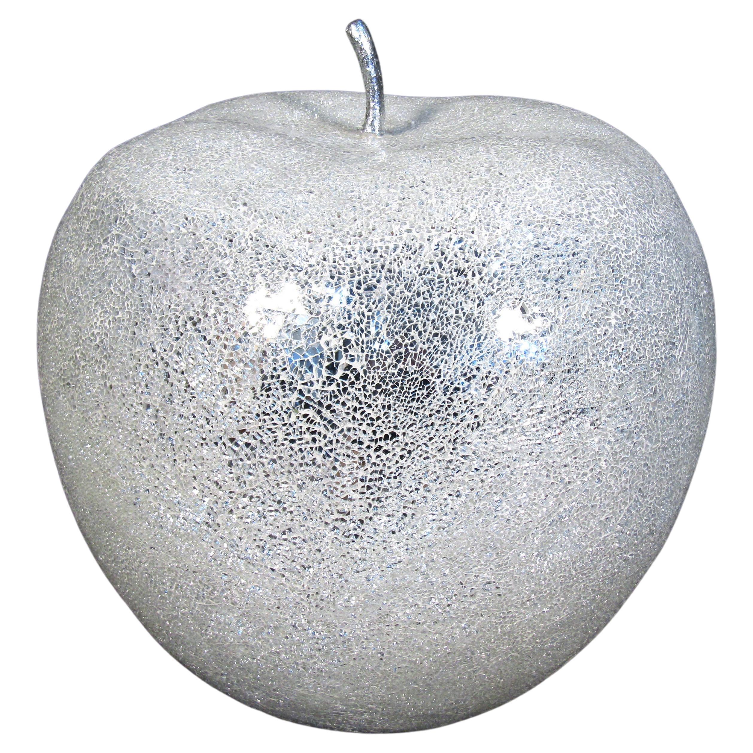 Unique Cracked Glass Apple