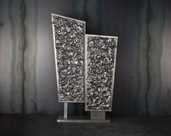 Unique Crinkle Cabinet, Signed by Michael Gittings