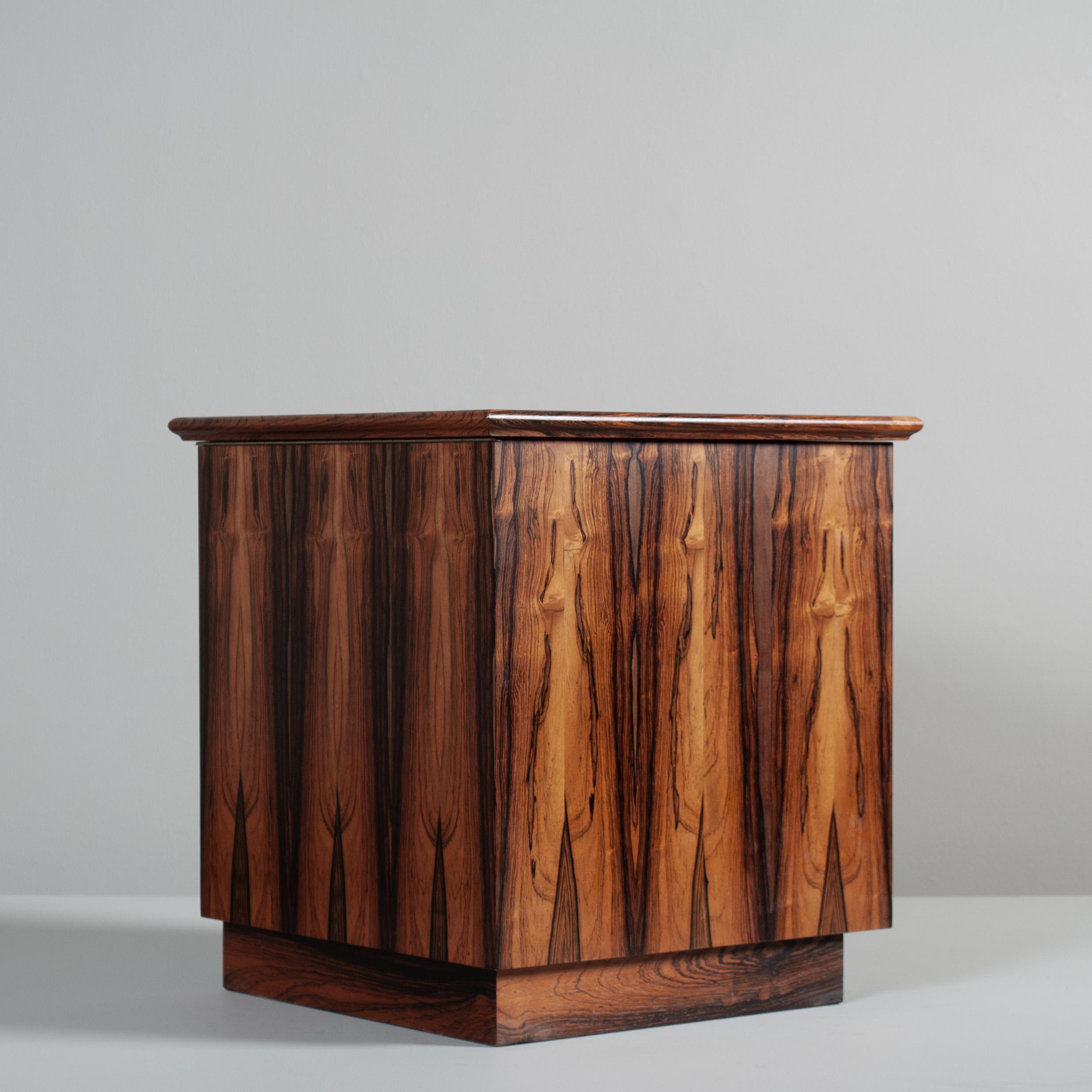 20th Century Danish Cube Night Stand For Sale