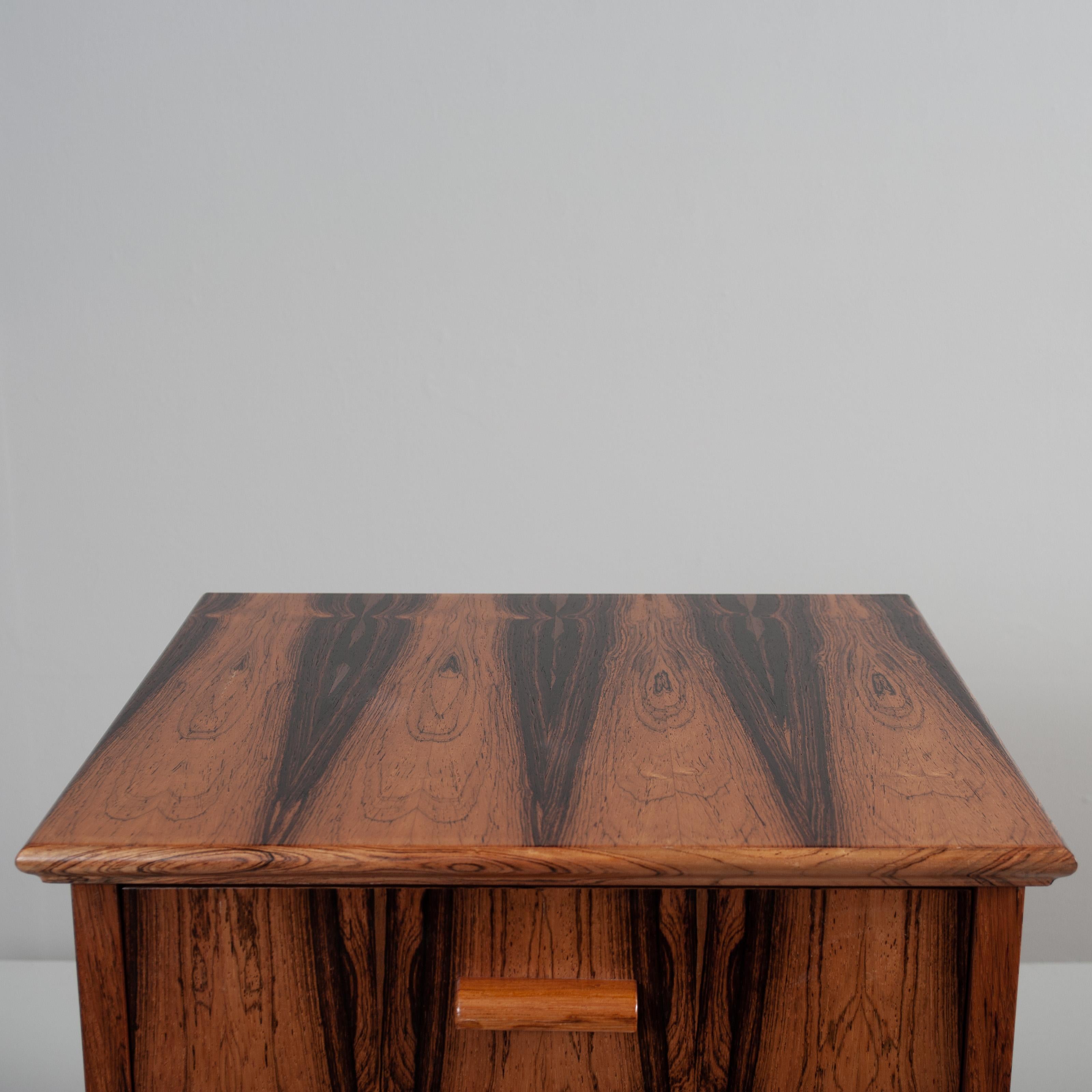 Danish Cube Night Stand For Sale 1