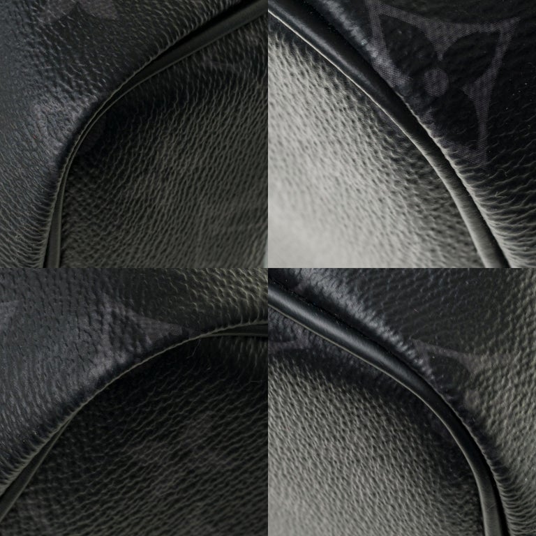 UNIQUE Customized BATBAG III Travel bag Louis Vuitton Keepall 55 éclipse strap 5