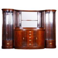 Einzigartiger tschechischer Art-Déco-Sekretär/Schreibtisch, Palisanderholz 1920-1929