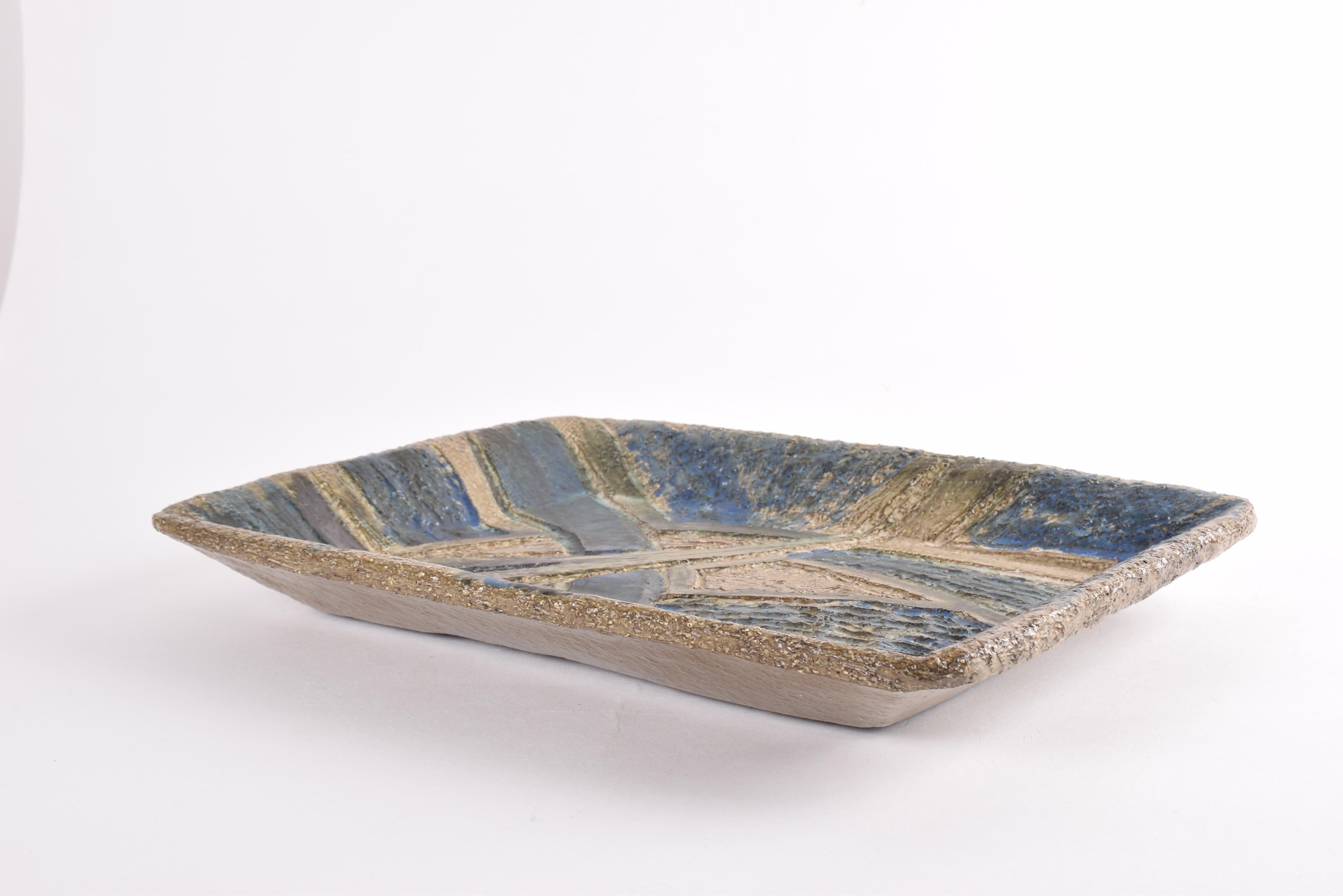 Unique Danish Brutalist Ceramic Wall Decor Abstract Art by Trans, Large, 1970s Brutalista en venta