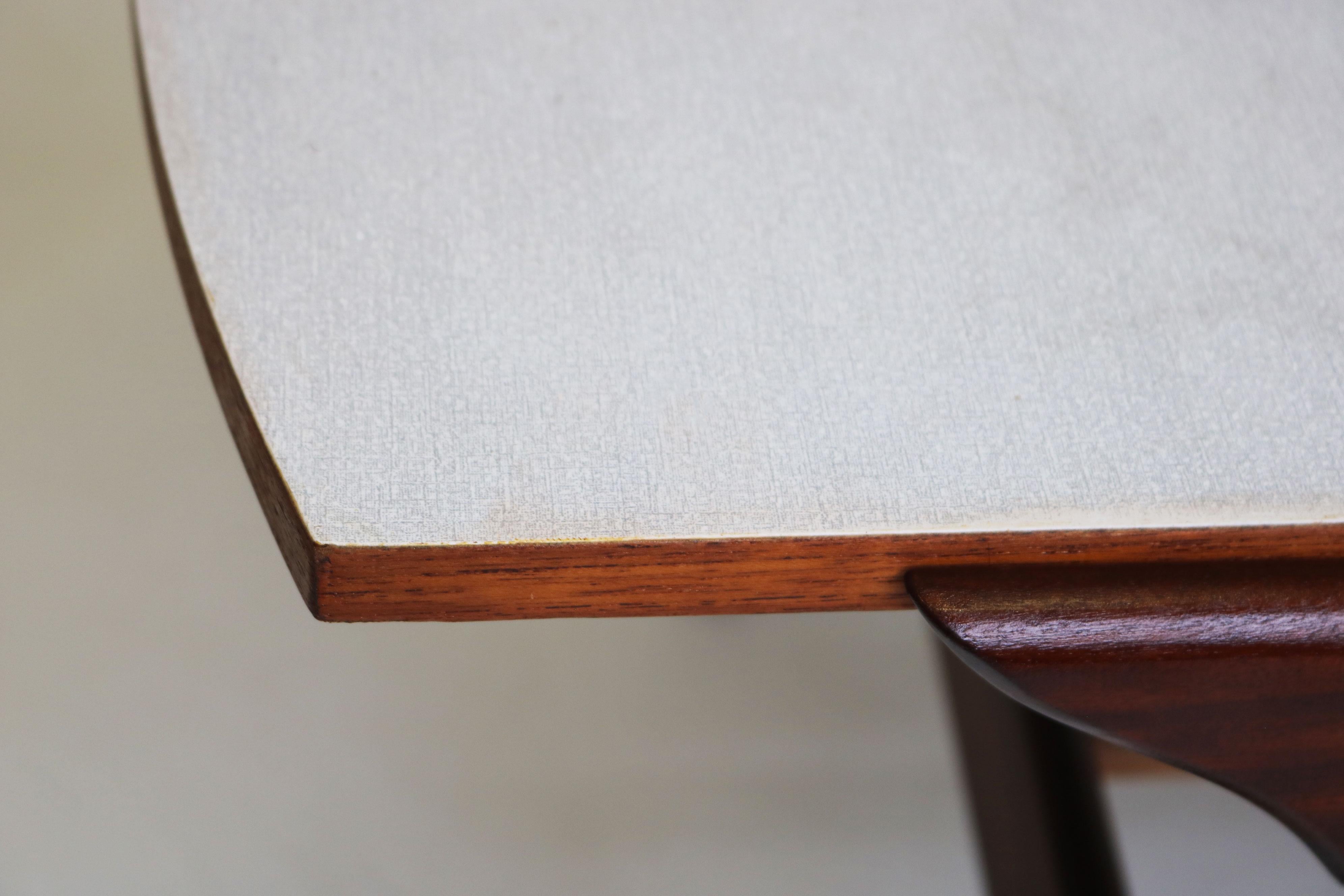 Unique Danish Design Coffee Table flip top teak and beech 1950 mid-century For Sale 2