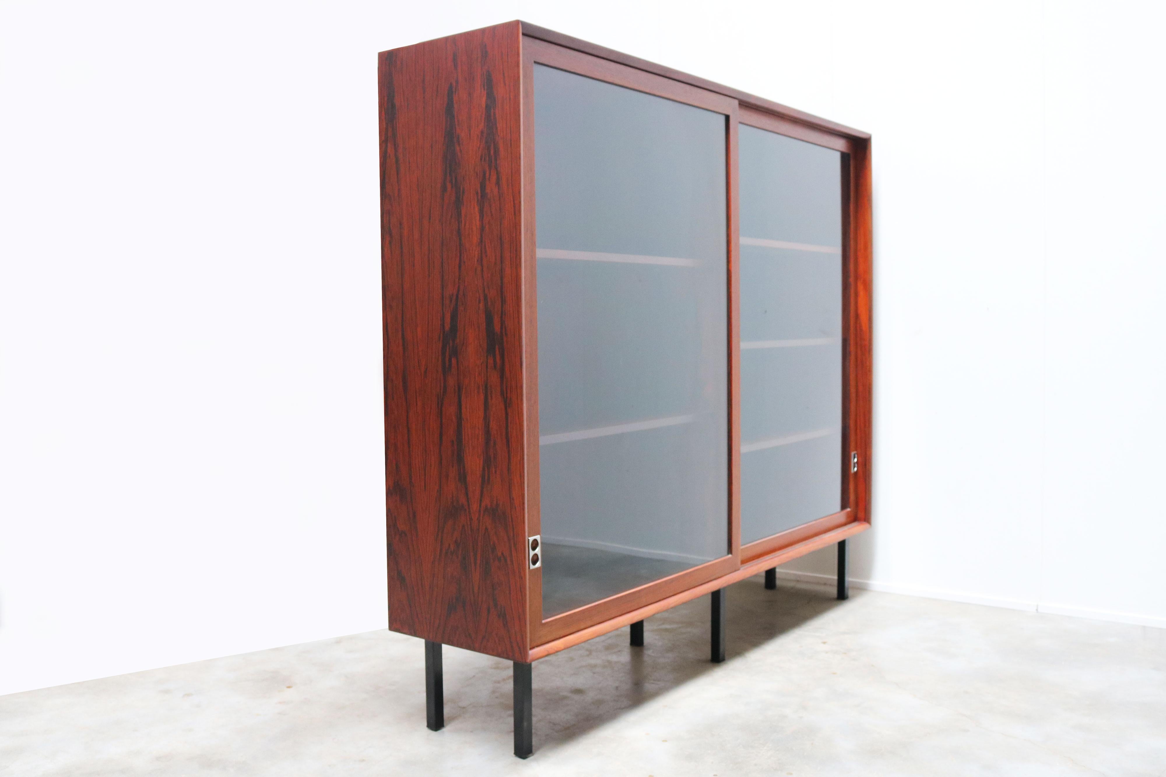 Libreria in legno di palissandro dal design unico danese di Arne Vodder per Sibast furniture 1958 in vendita 3