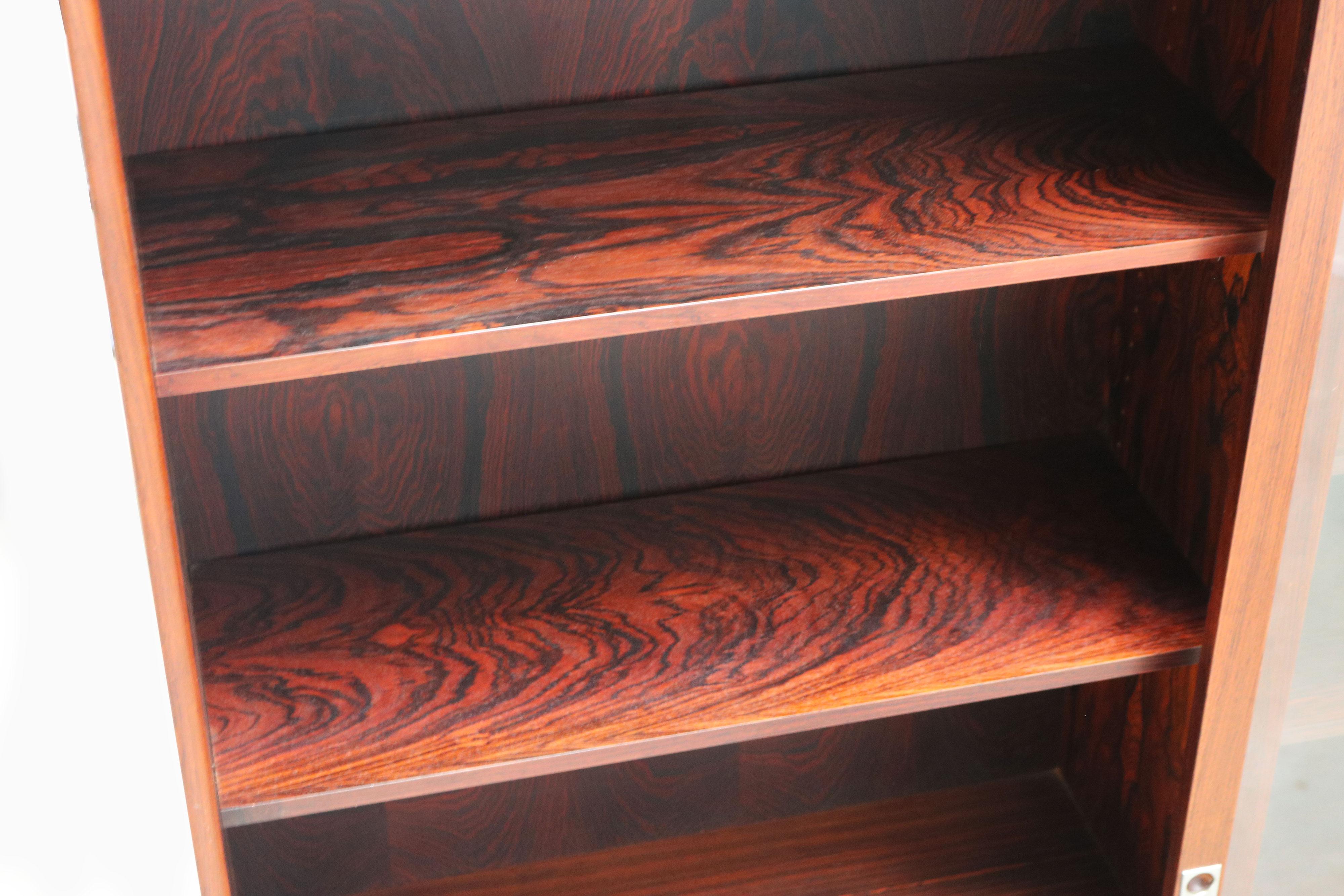 Libreria in legno di palissandro dal design unico danese di Arne Vodder per Sibast furniture 1958 in vendita 1