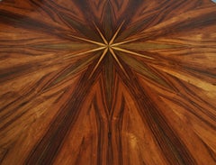 Unique Danish Midcentury Starburst Table