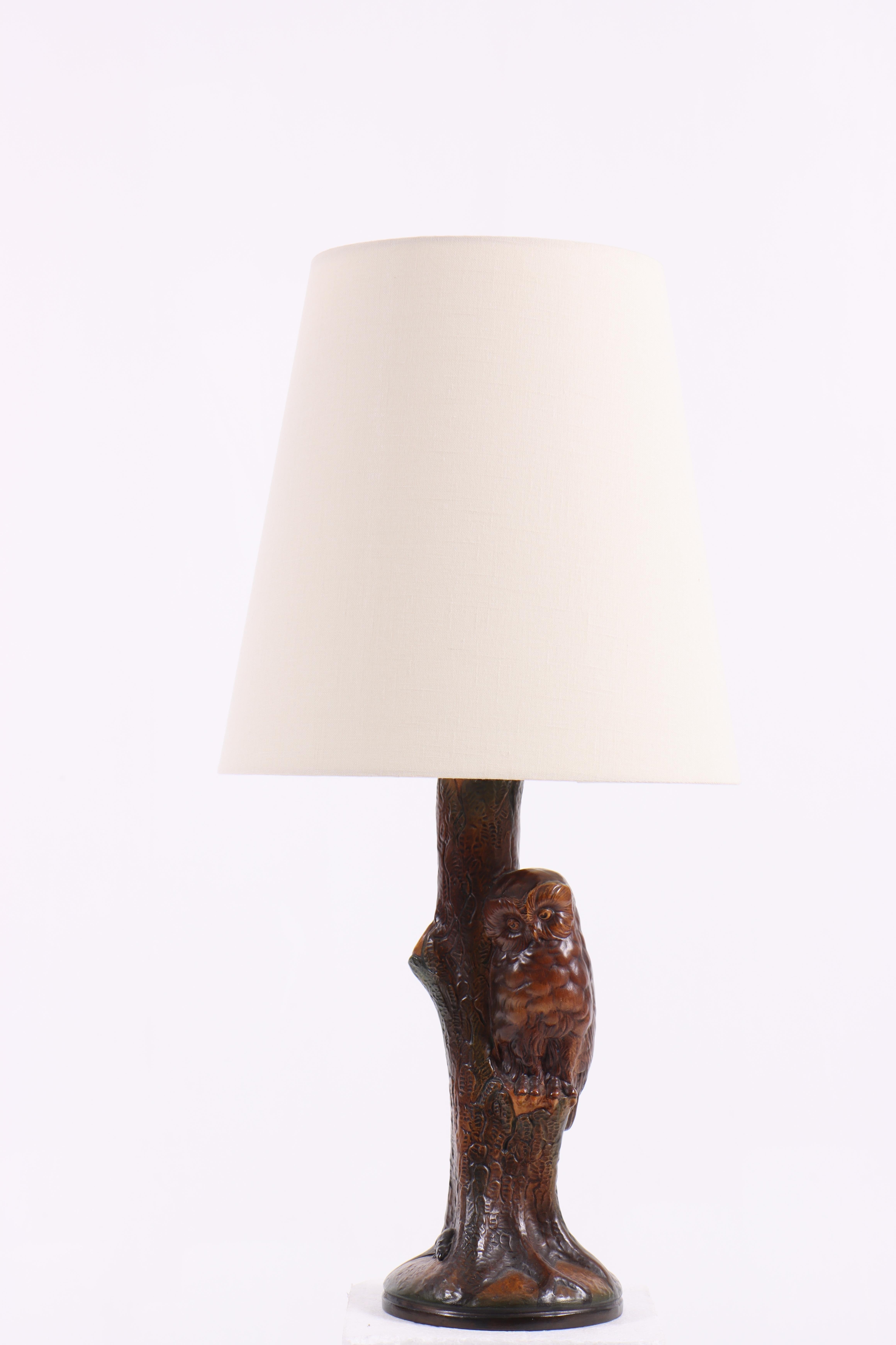 Lampada da tavolo danese unica di Ipsen Enke, anni '40 in vendita 1