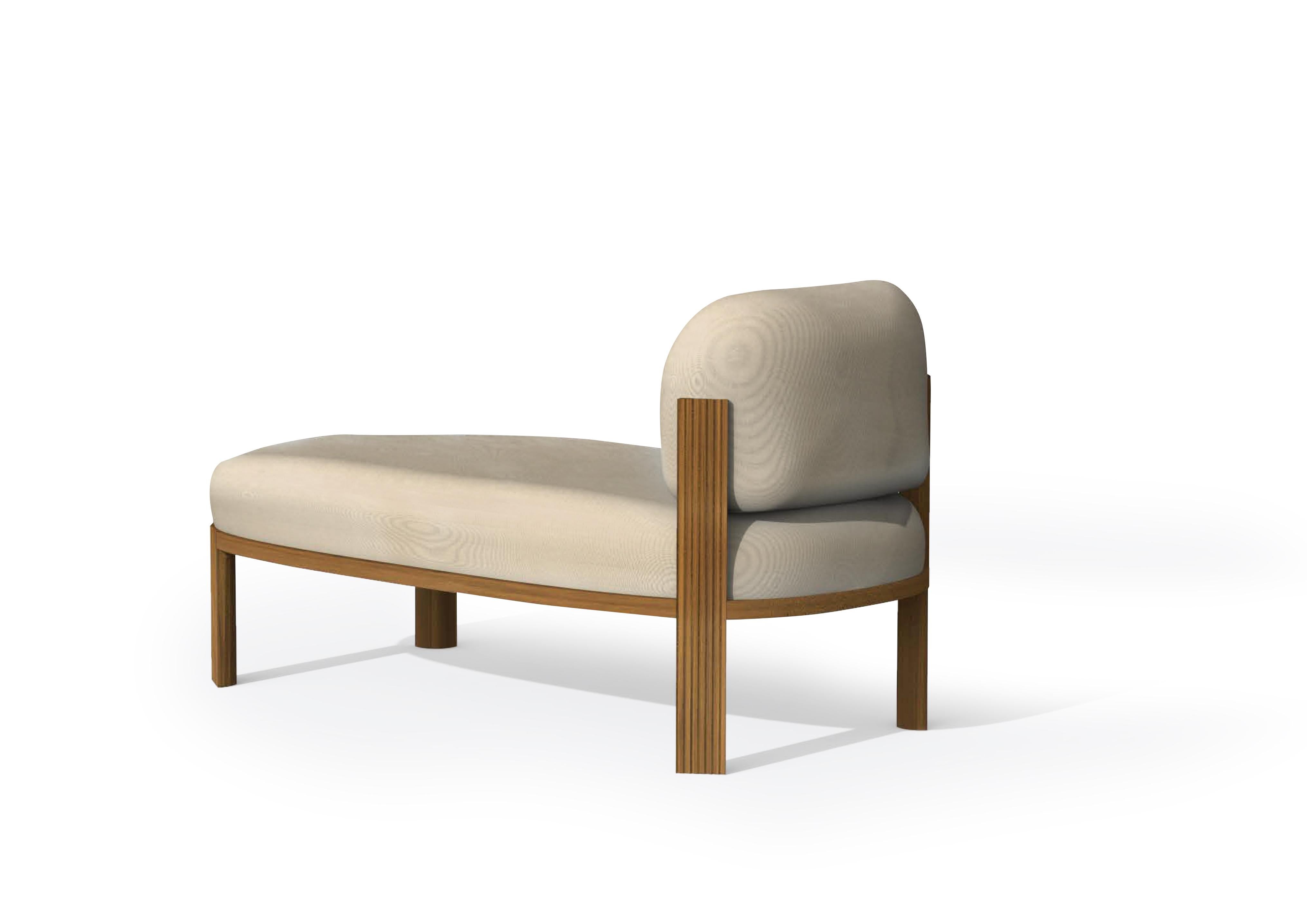 Unique daybed by Collector
Dimensions: W 190 x D 90 x H 50 cm
Materials: Fabric, Oak Wood 
Other materials available.

The Collector brand aims to be part of the daily life by fusing furniture to our home routine and lifestyle, that’s why we’ve