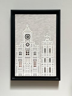 Roger Capron Art Tile, Textured Glaze, Prototype, Italy, 1980s