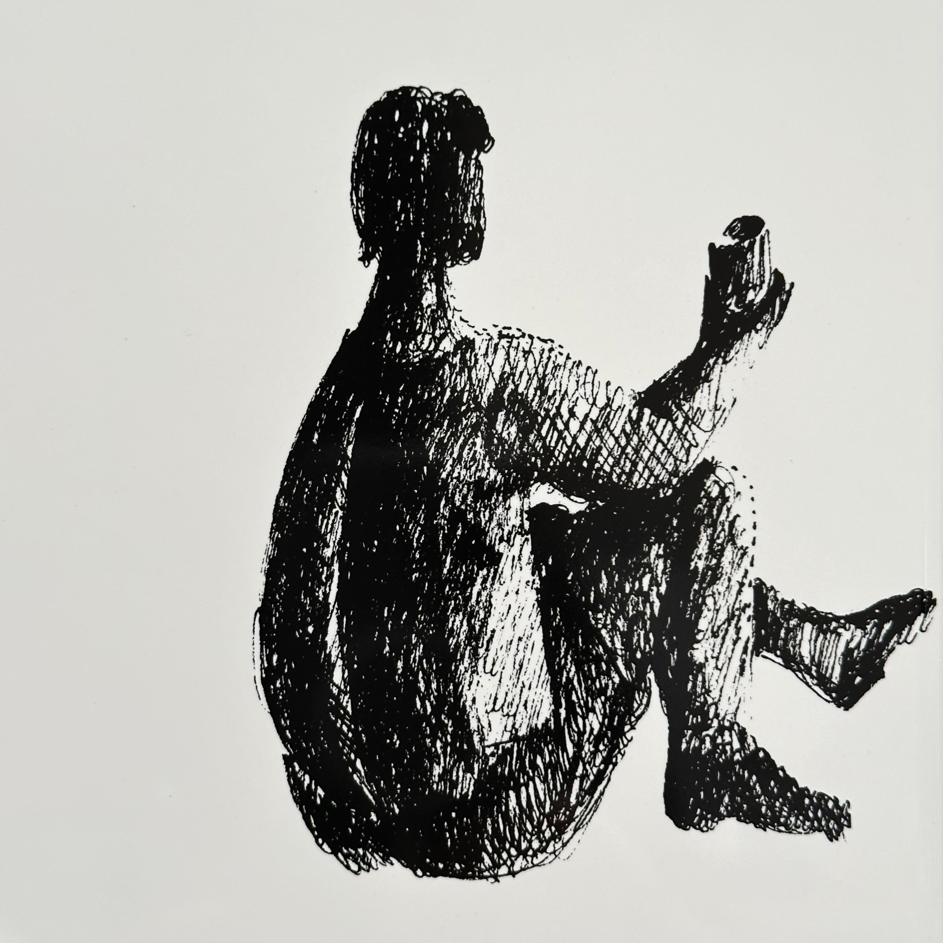 Italiano Piastrella d'arte decorativa unica, Roger Capron, Italia c. 1980 in vendita