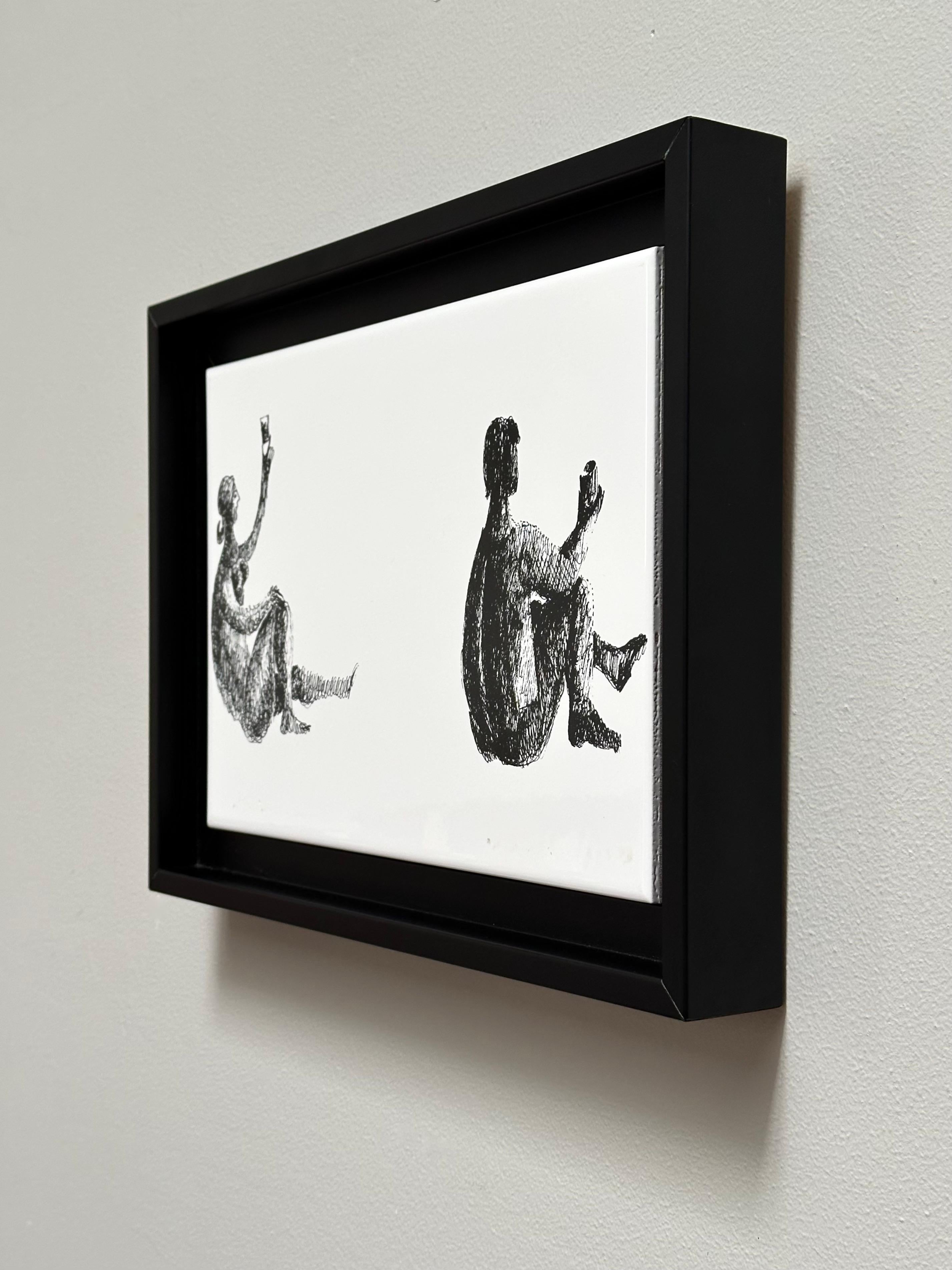 Smaltato Piastrella d'arte decorativa unica, Roger Capron, Italia c. 1980 in vendita
