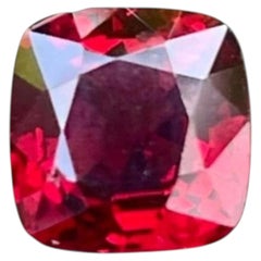 Unique Deep Red Burmese Spinel 1.75 carats Cushion Cut Natural Gemstone