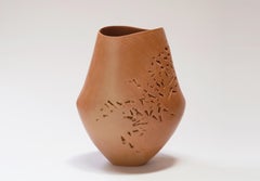 Unique Desde La Tierra III Sculptural Vessel in Ceramic by Soledad Christie