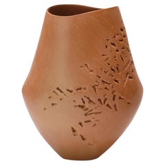 Unique Desde La Tierra III Sculptural Vessel in Ceramic by Soledad Christie