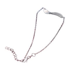 Unique Design 925 Sterling Silver Bracelet For Women Moissanite Bracelet Gift.