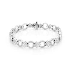 Unique Design Moissanite Bracelet 925 Sterling Silver Bracelet Simple Gift.