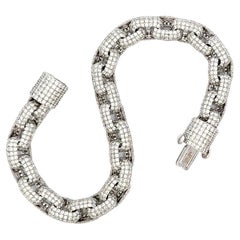 Unique Diamond Link Bracelet
