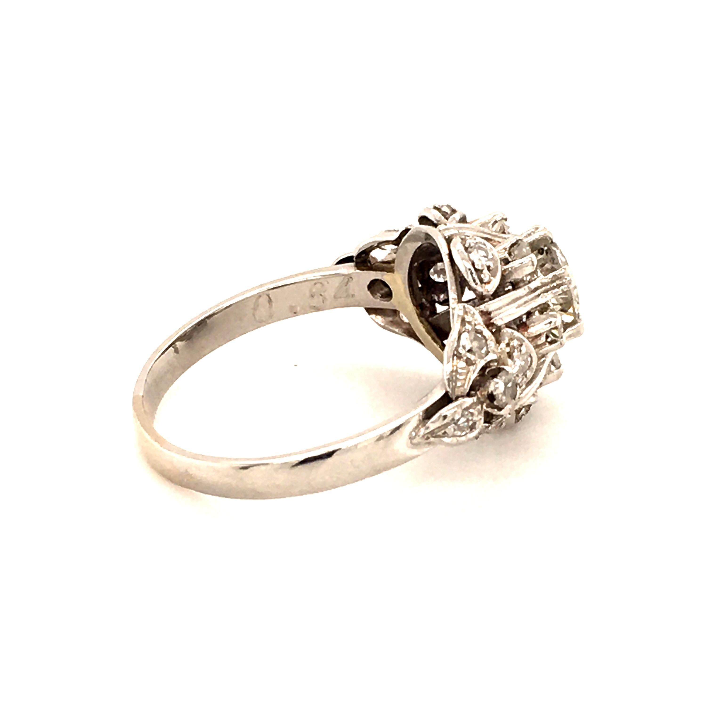 Unique Diamond Ring in Platinum 950 3
